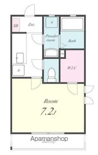 メディオ西白井【206号室】の間取り