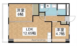 コーポラスリム【105号室】の間取り