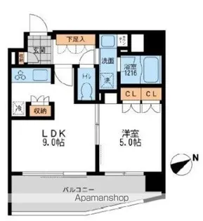 プライマル三軒茶屋【4階】の間取り