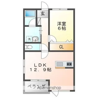 ステージS【3階】の間取り