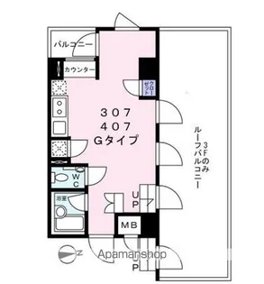NAVI新宿【6階】の間取り