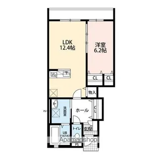 セルティスⅡ【1階】の間取り