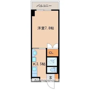 VIVRE鶴島【1階】の間取り