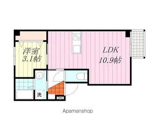 ラソンブレ立花【305号室】の間取り