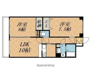 ライトコート青山【505号室】の間取り