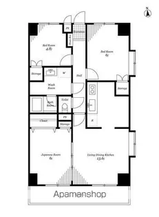エトアールS【7階】の間取り