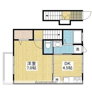 CASA PACIFICA YUWATARI【202号室】の間取り