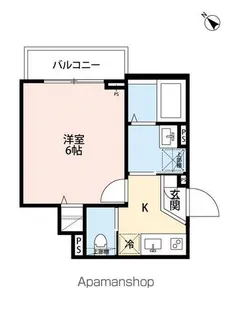 ルナネスト津田沼【1階】の間取り
