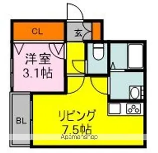 Hale Lea春日【3階】の間取り
