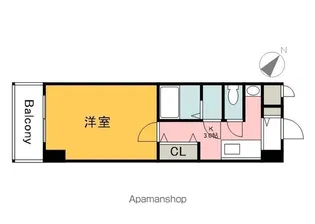 VILLA大原駅前(旧 ロジュマンHIGASHI参番館)【703号室】の間取り