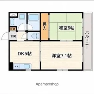 ボヌールⅠ【3階】の間取り