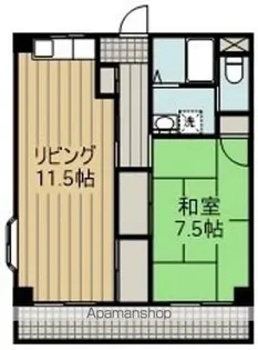 ビラエスポアール【2階】の間取り