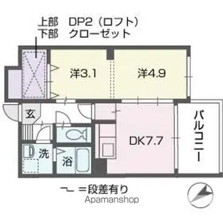 フェイスカミーユ【3階】の間取り