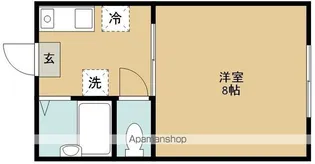 ステーシア宮城野通【203号室】の間取り