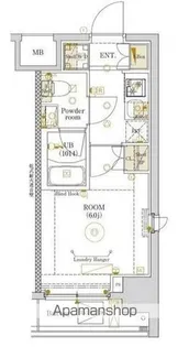 エストゥルース新小岩【7階】の間取り