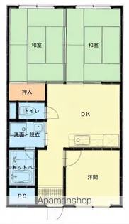 中央プラザ【305号室】の間取り