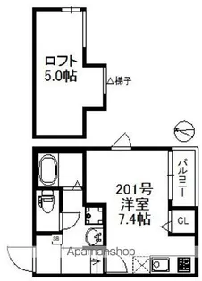 NEXUS賀茂【2階】の間取り