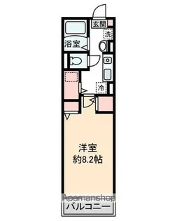 千葉県松戸市竹ケ花西町【アパート】の間取り