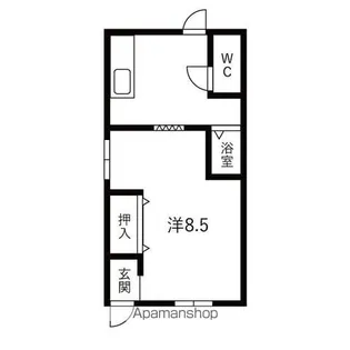 SONRISA藤町【102号室】の間取り