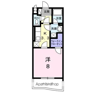 フェリシタージ【1階】の間取り