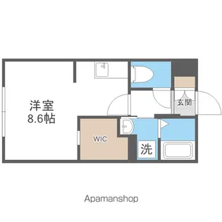 カレラ豊平2nd【3階】の間取り