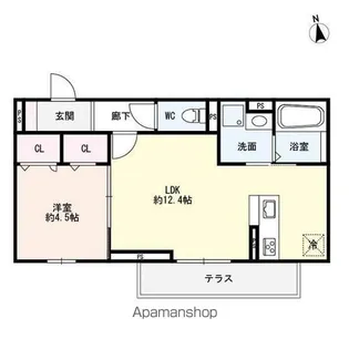アリア西矢倉【2階】の間取り