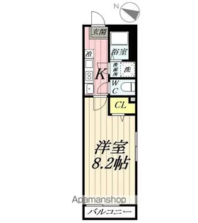 埼玉県八潮市大瀬4丁目【アパート】の間取り
