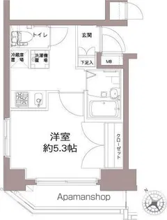 ヴェローナ戸越銀座【6階】の間取り