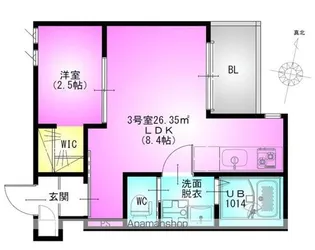 REGALEST 千葉駅【3階】の間取り