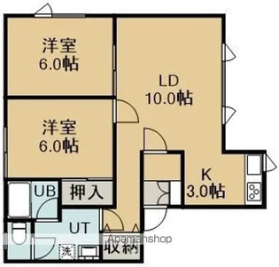 プリムローズ美原台A棟(プリムローズミハラダイエートウ)【1階】の間取り