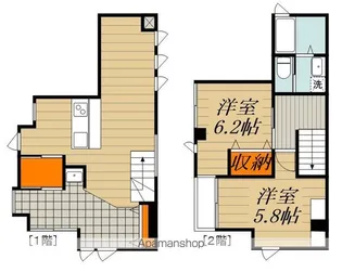 Y'SⅡ【1F号室】の間取り
