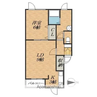 EAGLEⅢ【2階】の間取り
