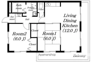 グランシャリオ1番館【301号室】の間取り