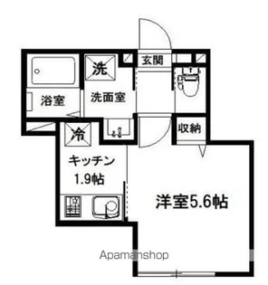 CASA.KELLY【1階】の間取り