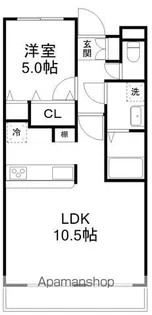 リュミエール咲が丘【1階】の間取り