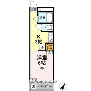 第1パークサイドマンション【402号室】の間取り