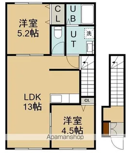 アルベリ【2階】の間取り