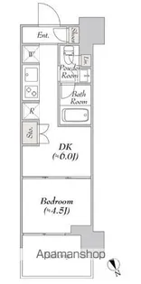 ウエリスアーバン水天宮前【3階】の間取り