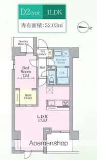 フィラーレ【5階】の間取り