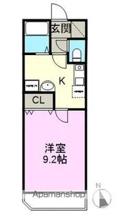 飛騨金山ハイツ【1階】の間取り