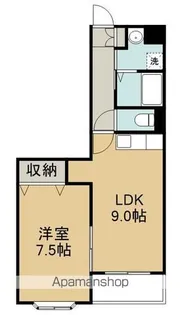 グランデージ中野栄【3階】の間取り