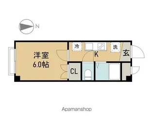メゾンプラネット台原【1階】の間取り