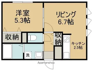 ペラッツィ杉並【203号室】の間取り