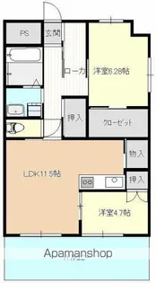ディアコート新栄【801号室】の間取り