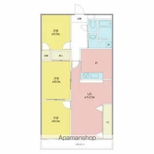 プレステージ【3階】の間取り