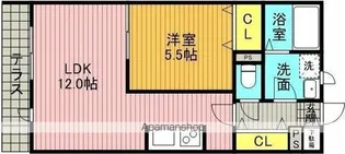 ウェストハイツⅡ【101号室】の間取り