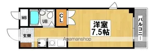 ジュネスハイツ【206号室】の間取り