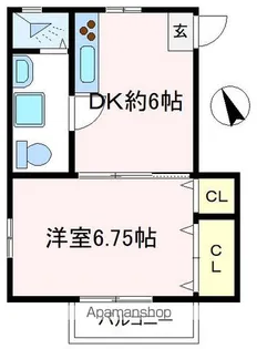 ベッヒラインC【2階】の間取り