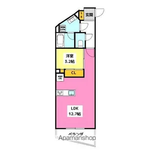 PASEO大濠公園【3階】の間取り