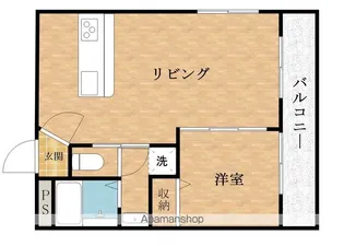 テラ・ドゥーエ【405号室】の間取り